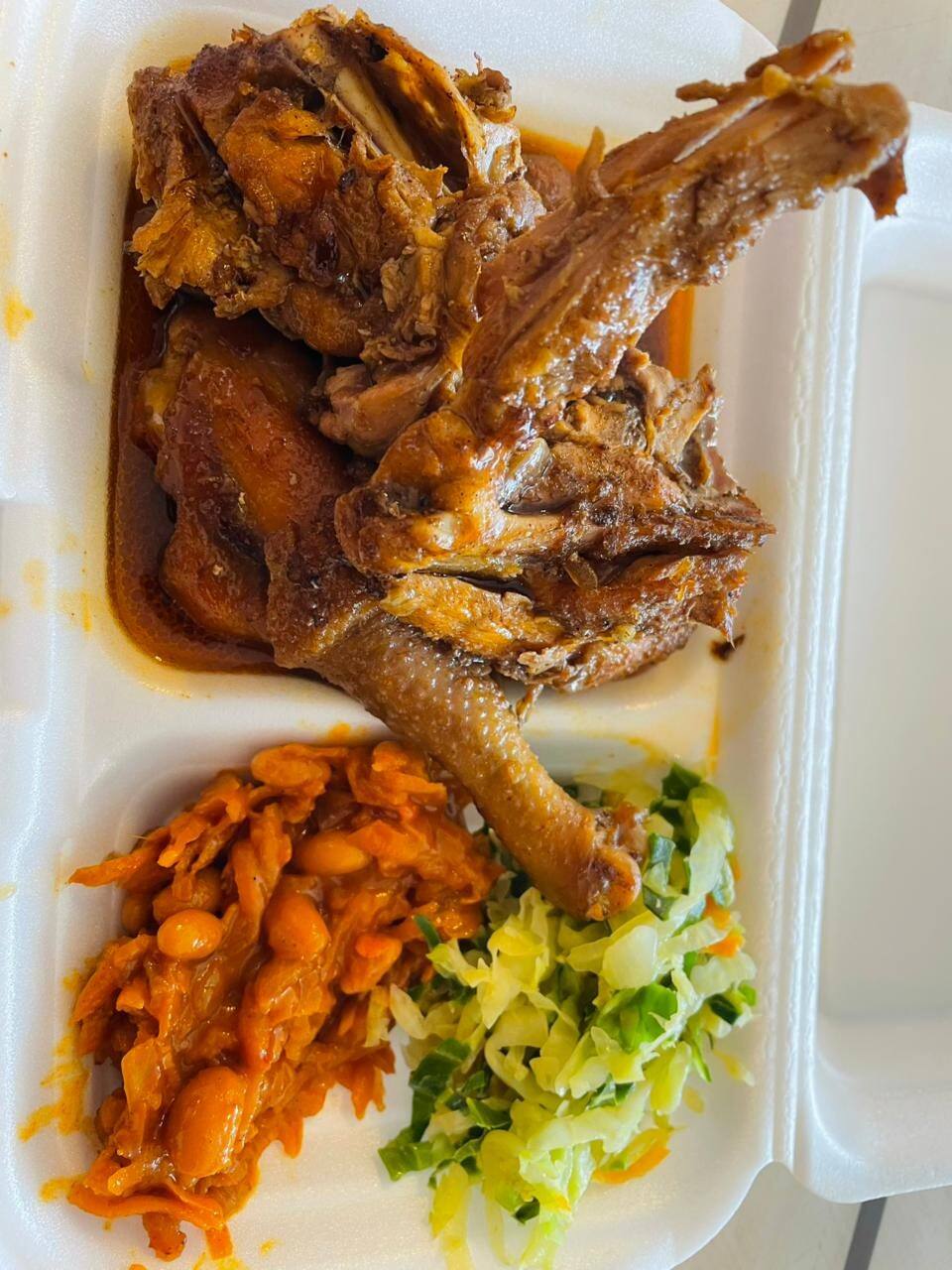 Half Chicken Hardbody at AJ's Kitchen Pretoria